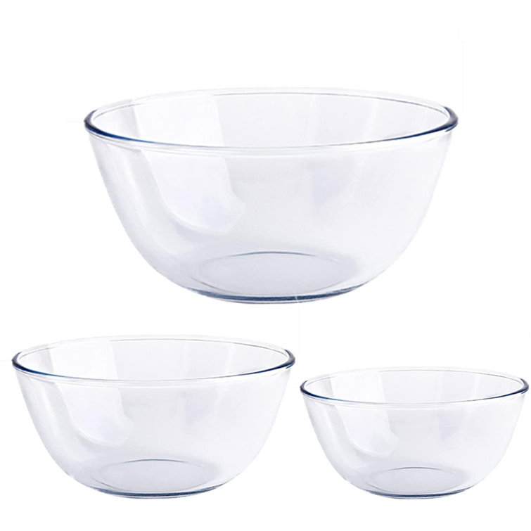 Clear 11.3 Litre Decorative Serving Bowl Heavy Duty Reusable Extra